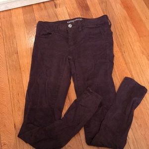 Maroon jeans